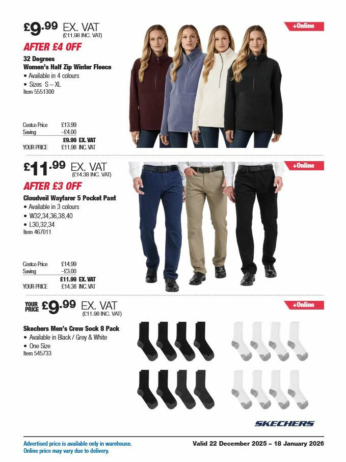 Costco Offers from 22 December