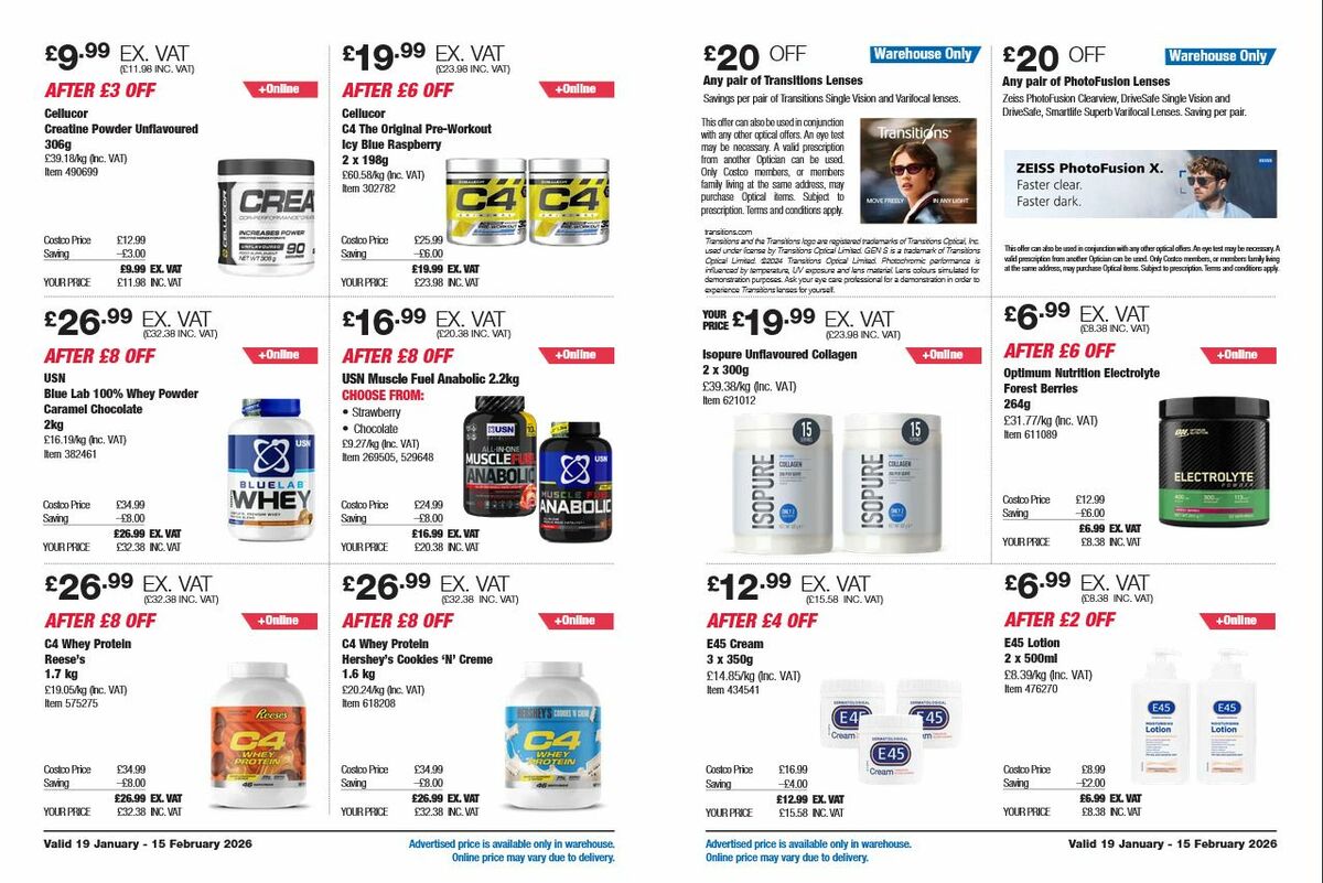 Costco Offers from 19 January