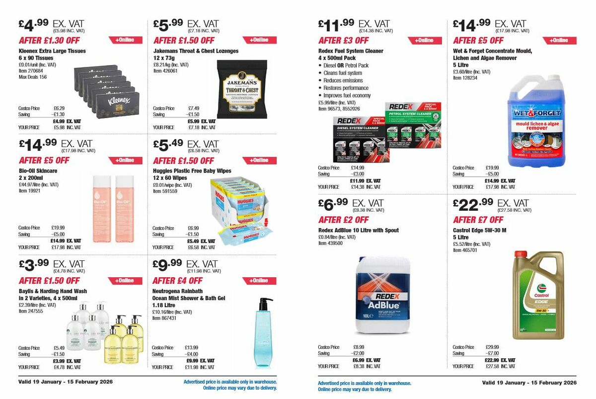 Costco Offers from 19 January