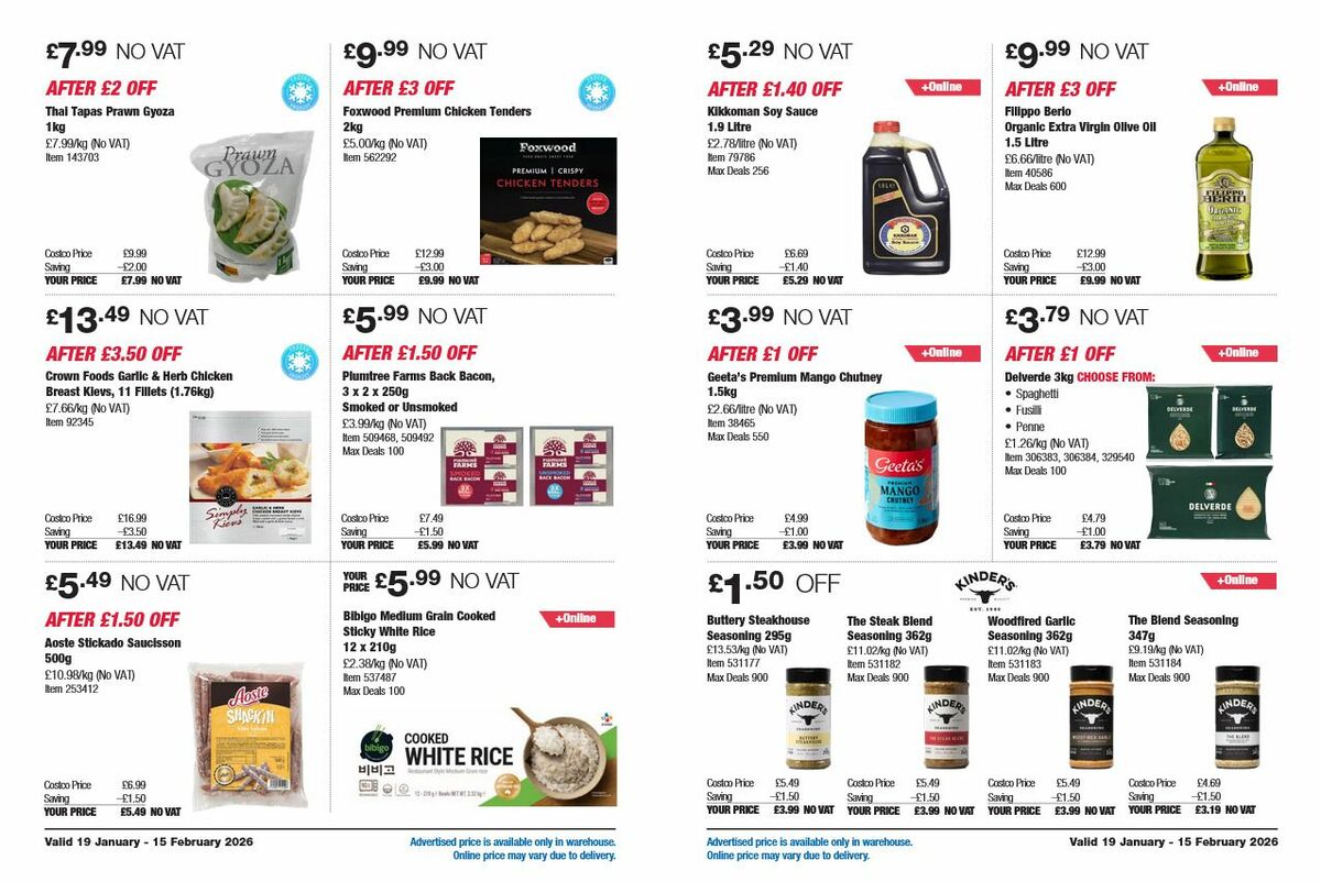 Costco Offers from 19 January