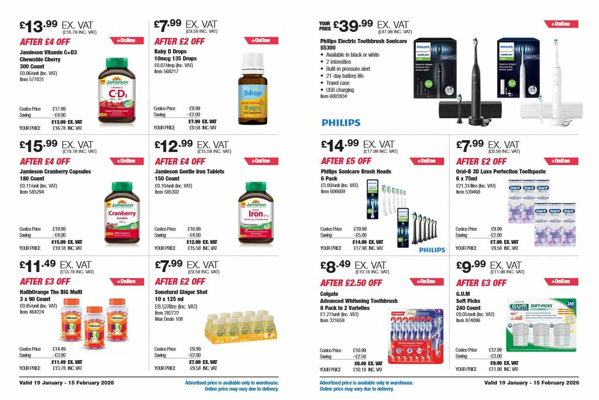 Costco Offers from 19 January