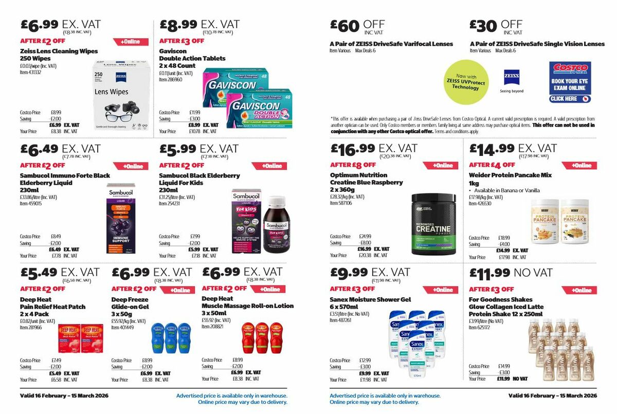 Costco Offers from 16 February