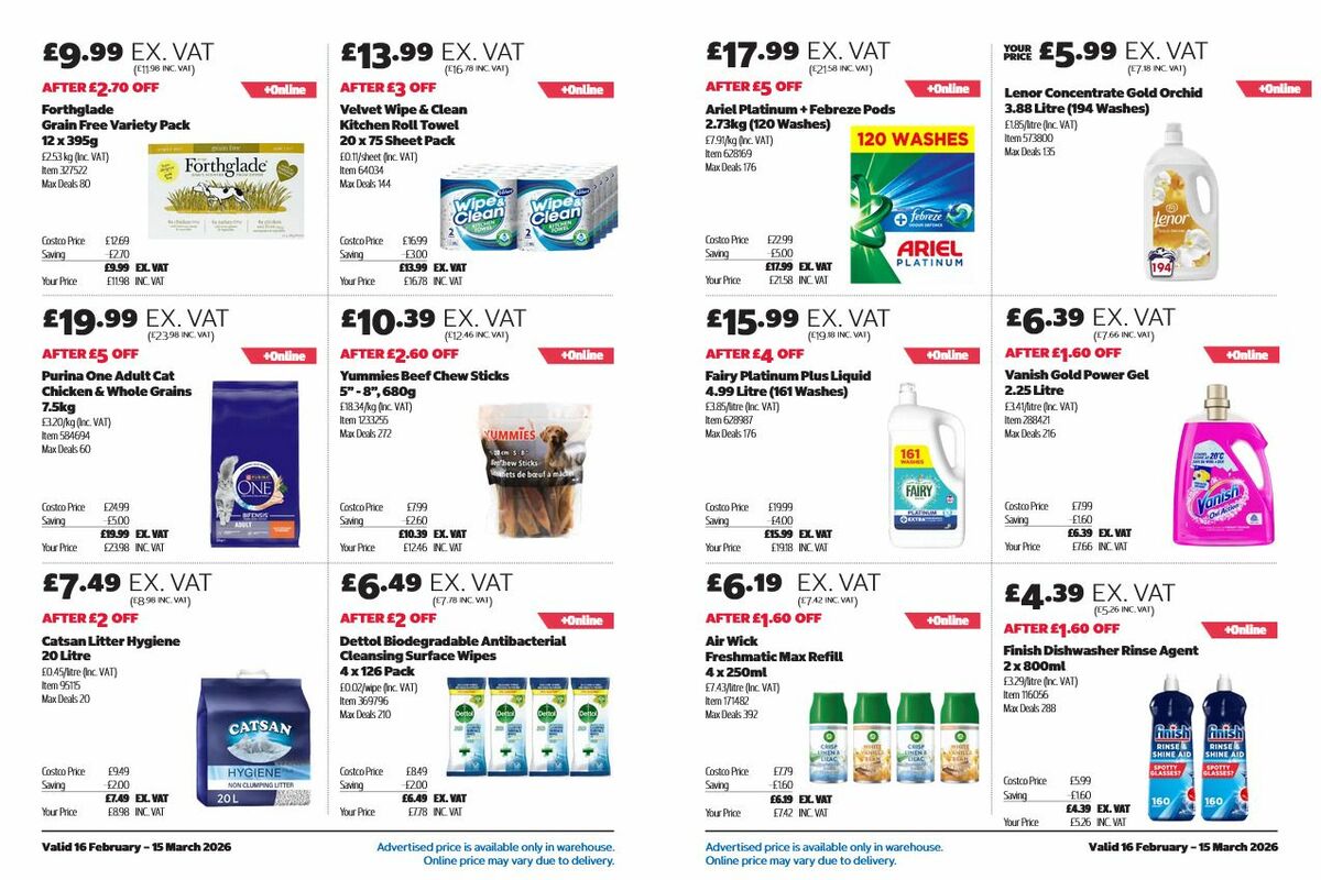 Costco Offers from 16 February