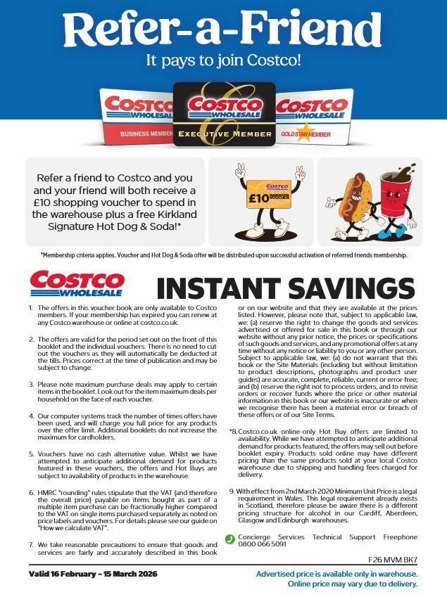 Costco Offers from 16 February