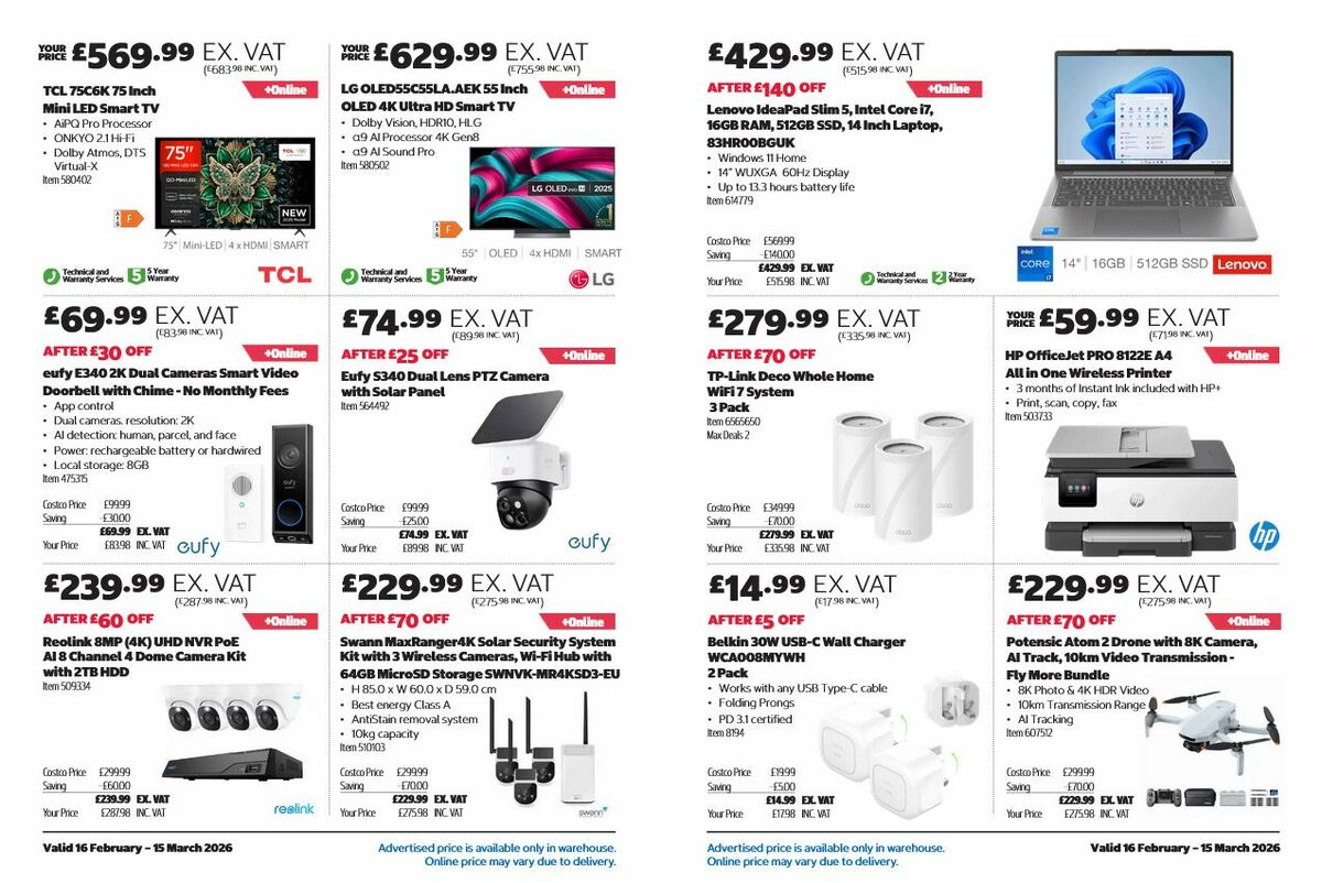 Costco Offers from 16 February