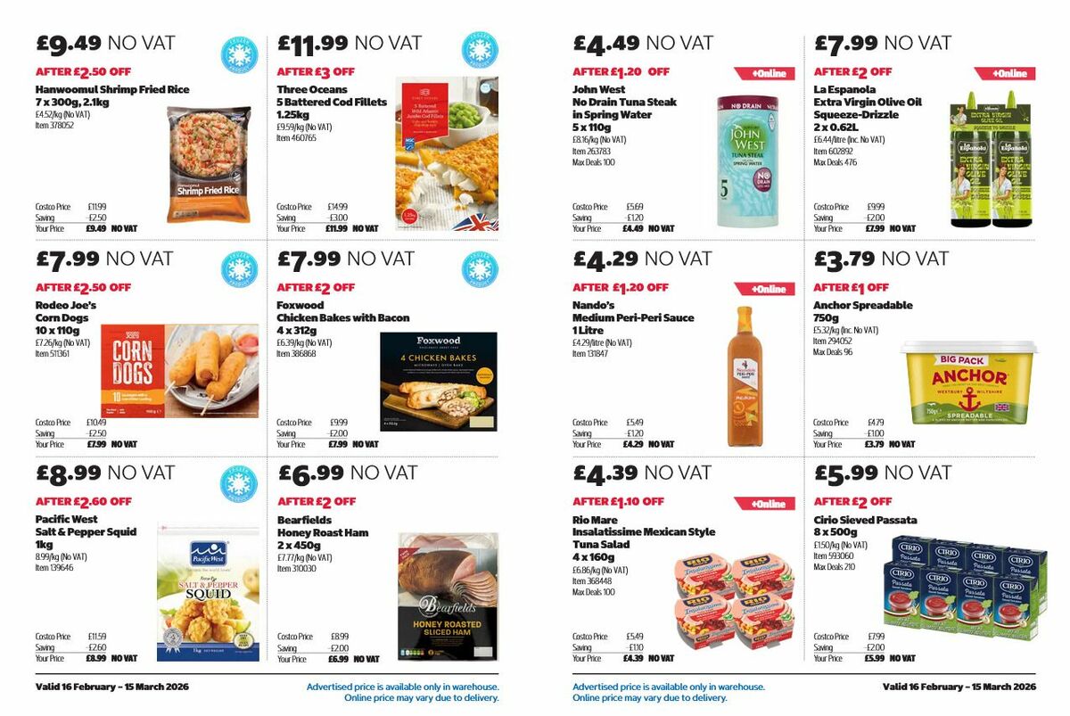 Costco Offers from 16 February