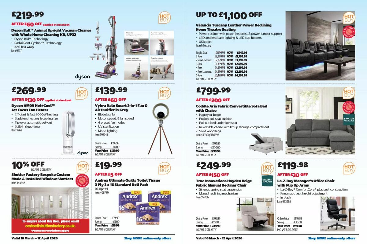 Costco Offers from 16 March