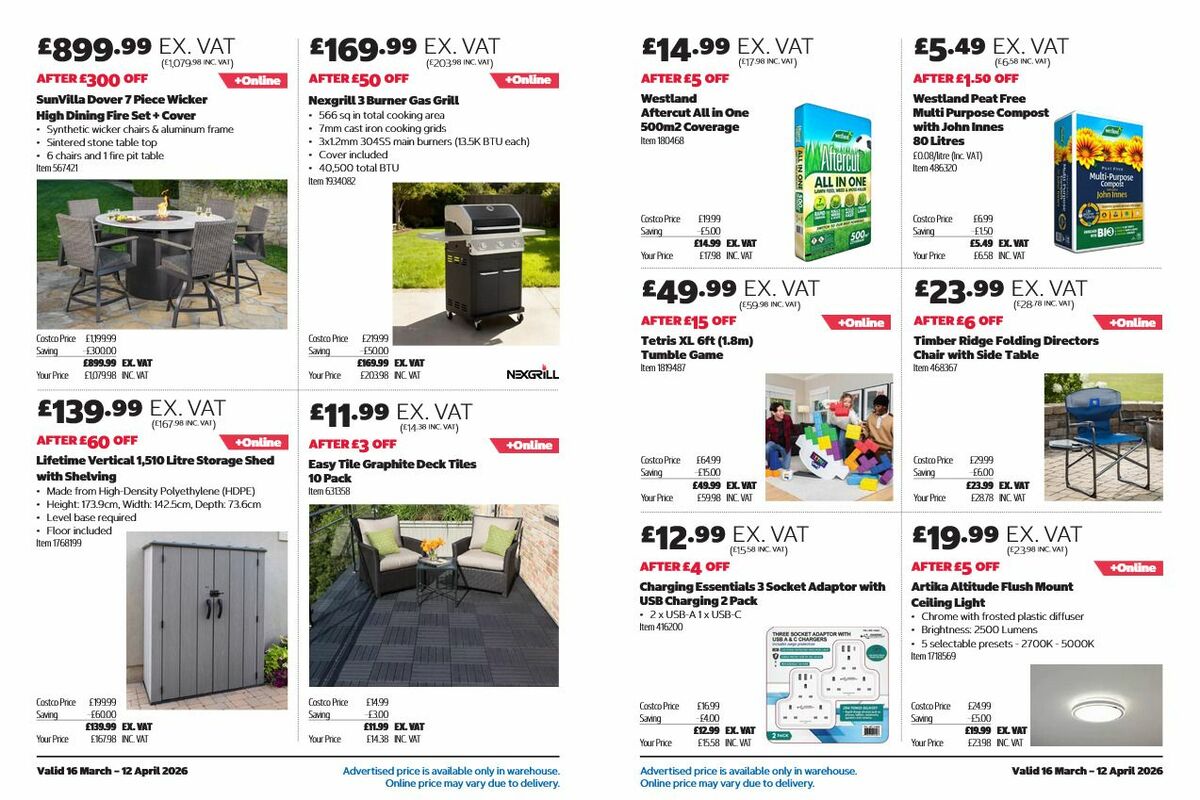 Costco Offers from 16 March