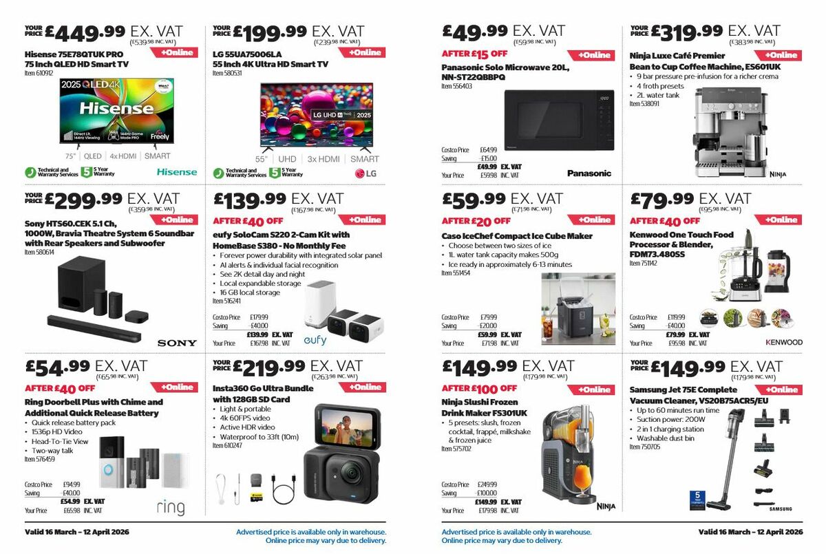 Costco Offers from 16 March