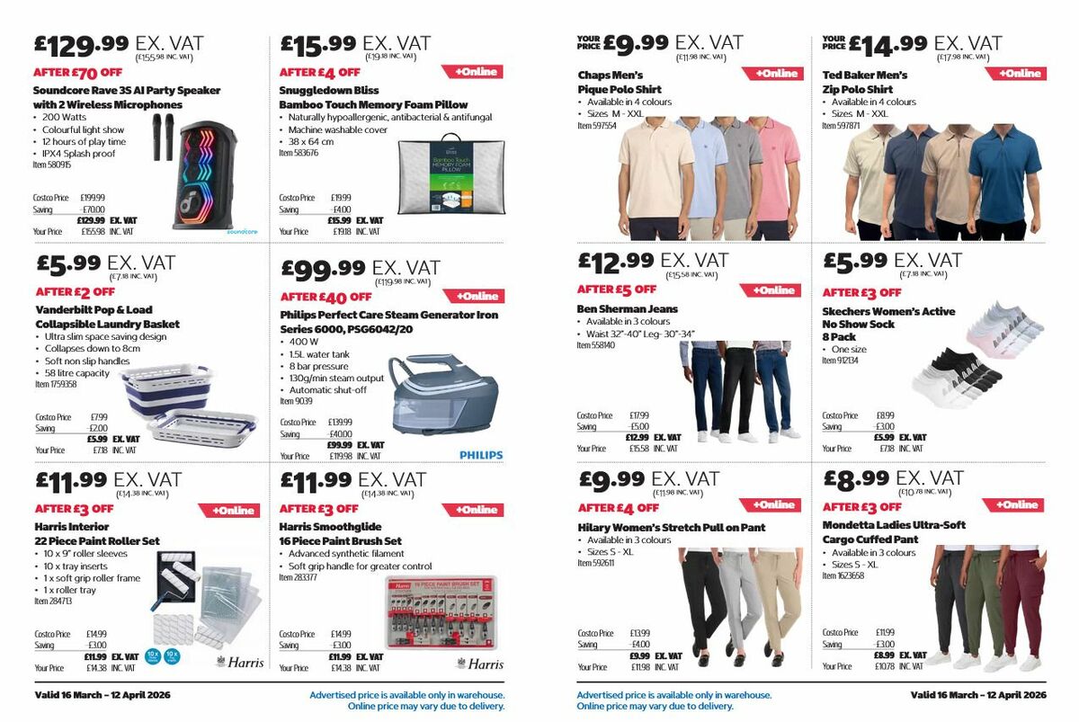 Costco Offers from 16 March