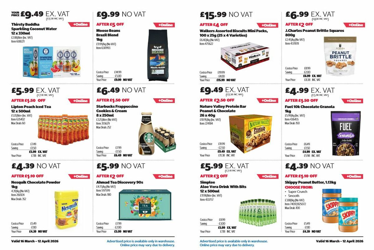 Costco Offers from 16 March