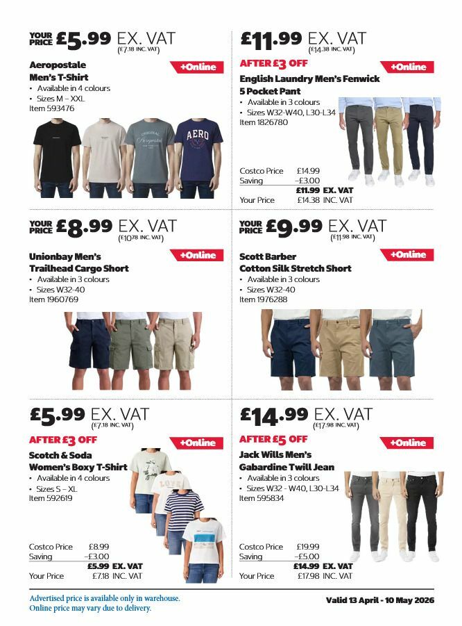 Costco Offers from 13 April