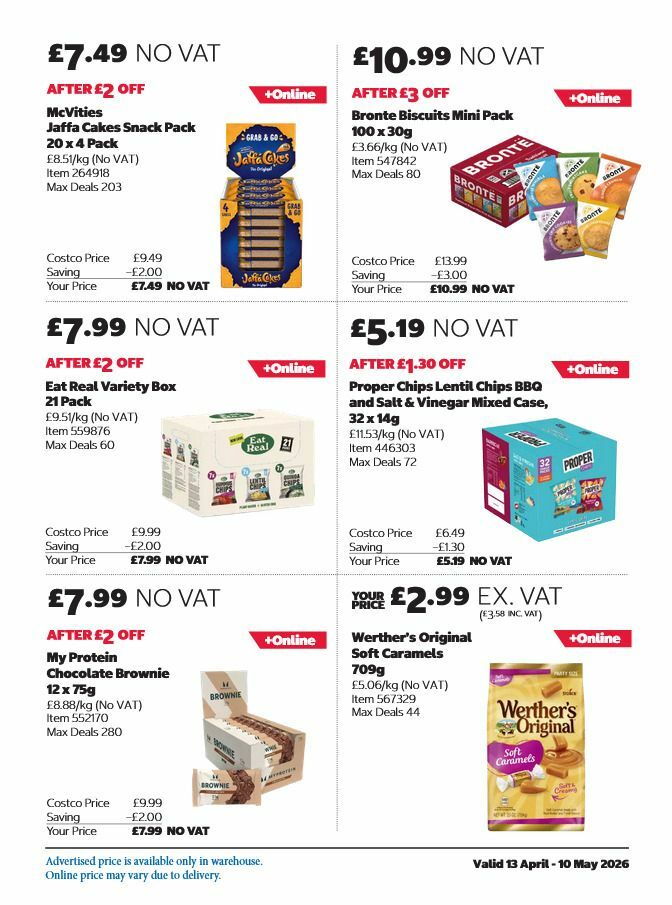 Costco Offers from 13 April