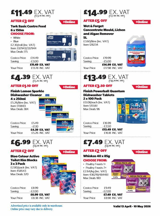 Costco Offers from 13 April