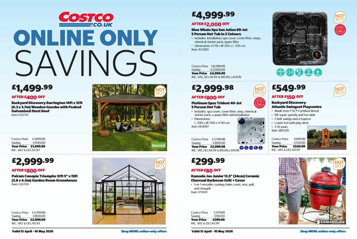 Costco Offers from 13 April