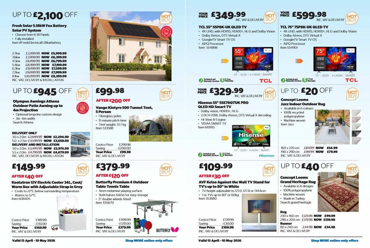 Costco Offers from 13 April