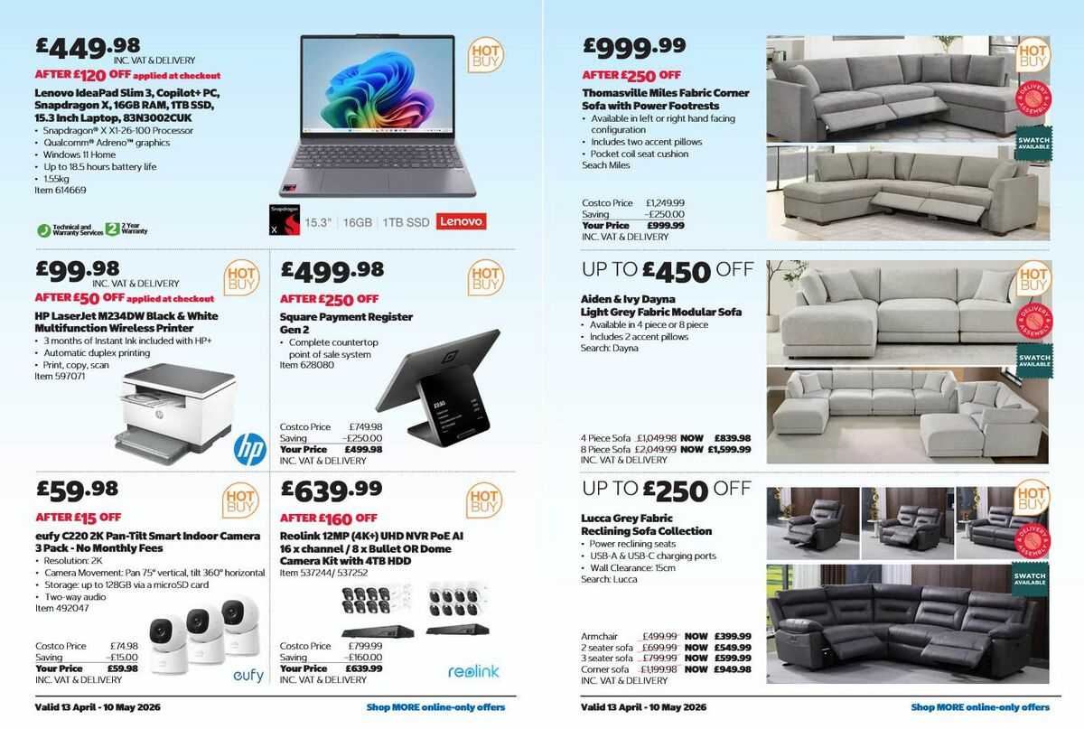 Costco Offers from 13 April