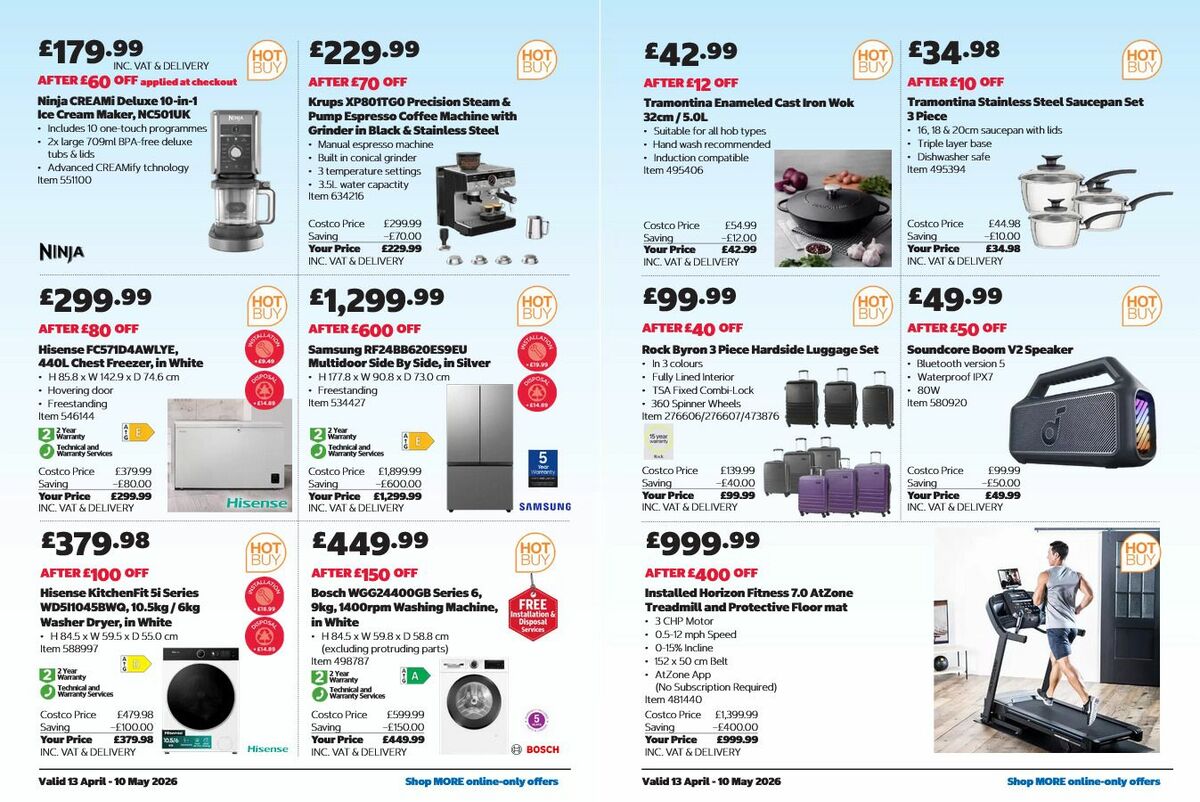 Costco Offers from 13 April