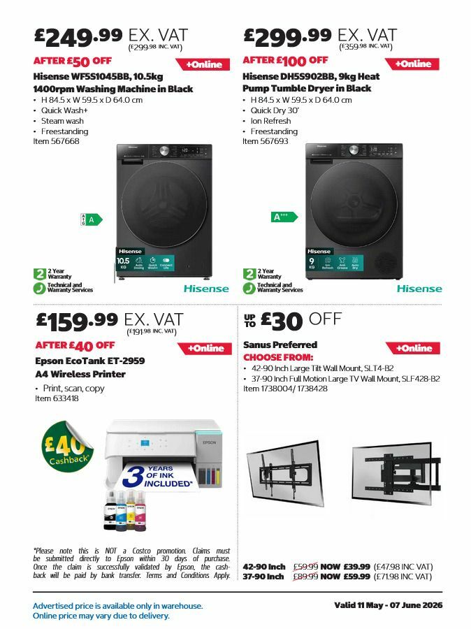 Costco Offers from 11 May