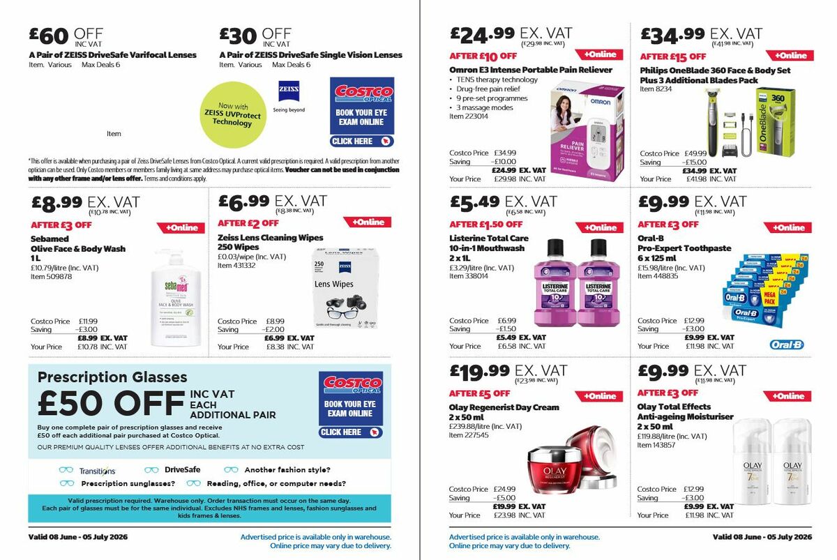 Costco Offers from 8 June