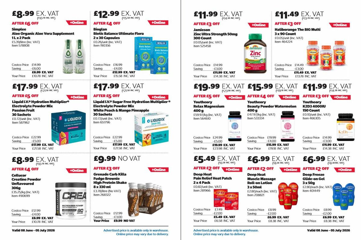 Costco Offers from 8 June