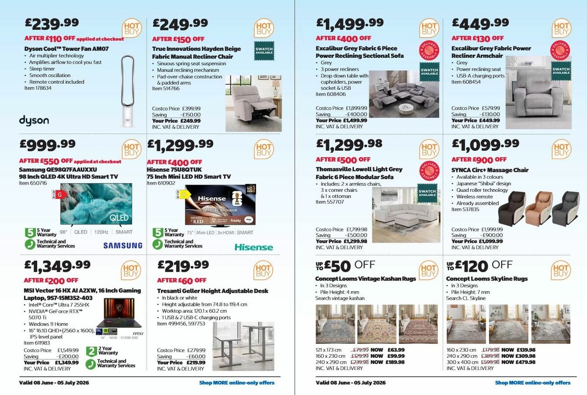 Costco Offers from 8 June