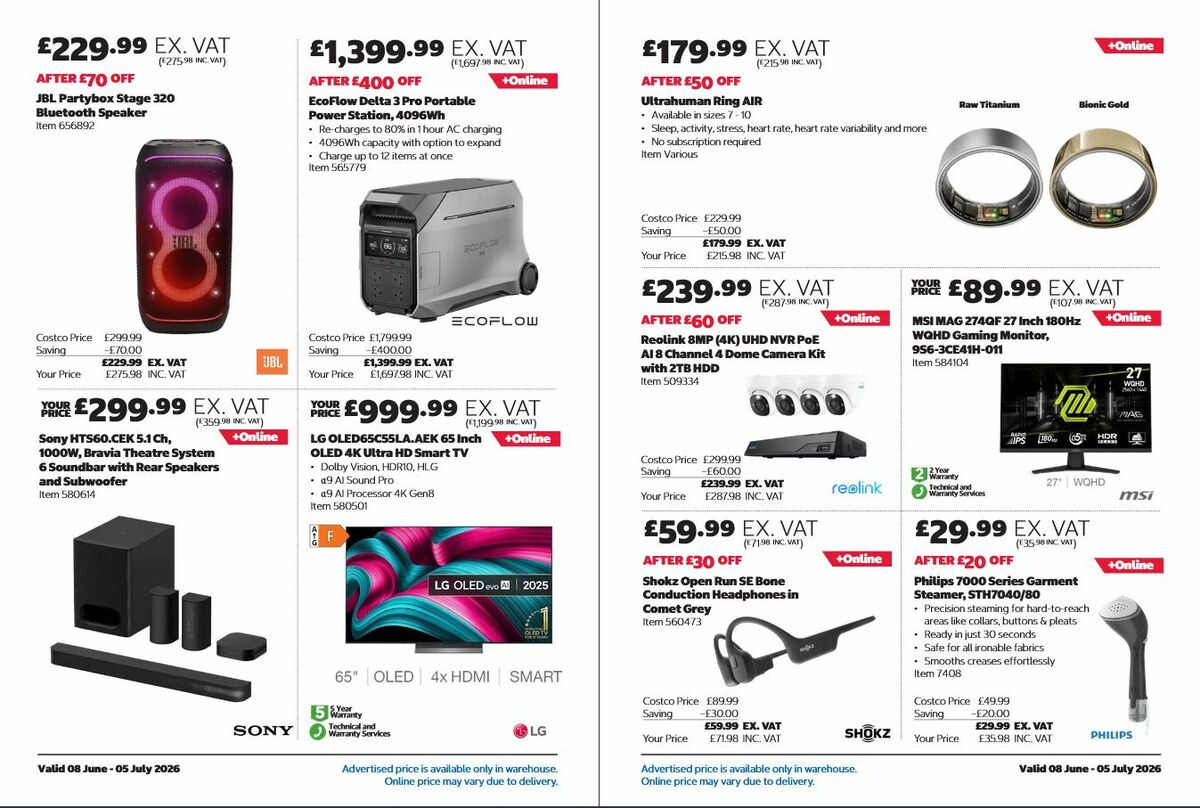 Costco Offers from 8 June