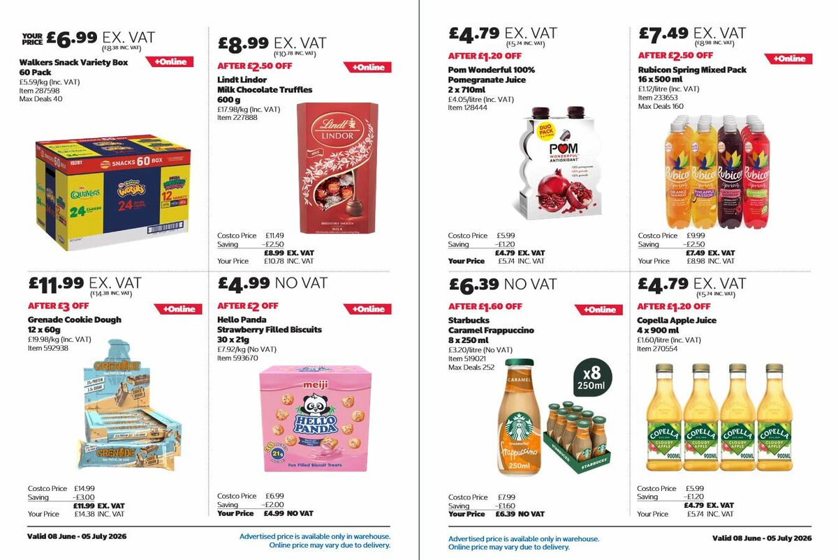 Costco Offers from 8 June