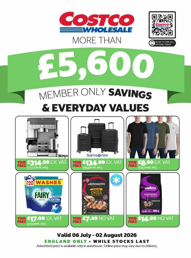 Costco Offers from 6 July