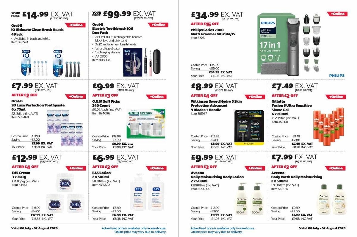 Costco Offers from 6 July