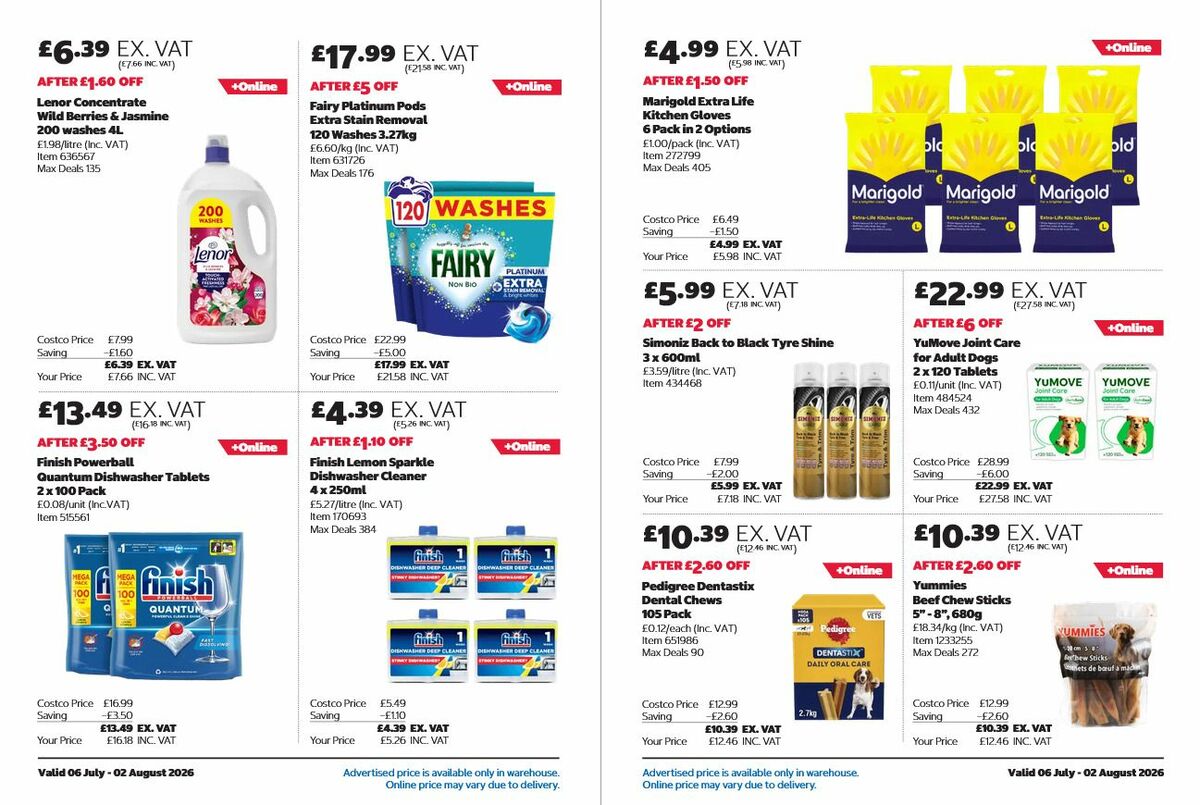 Costco Offers from 6 July