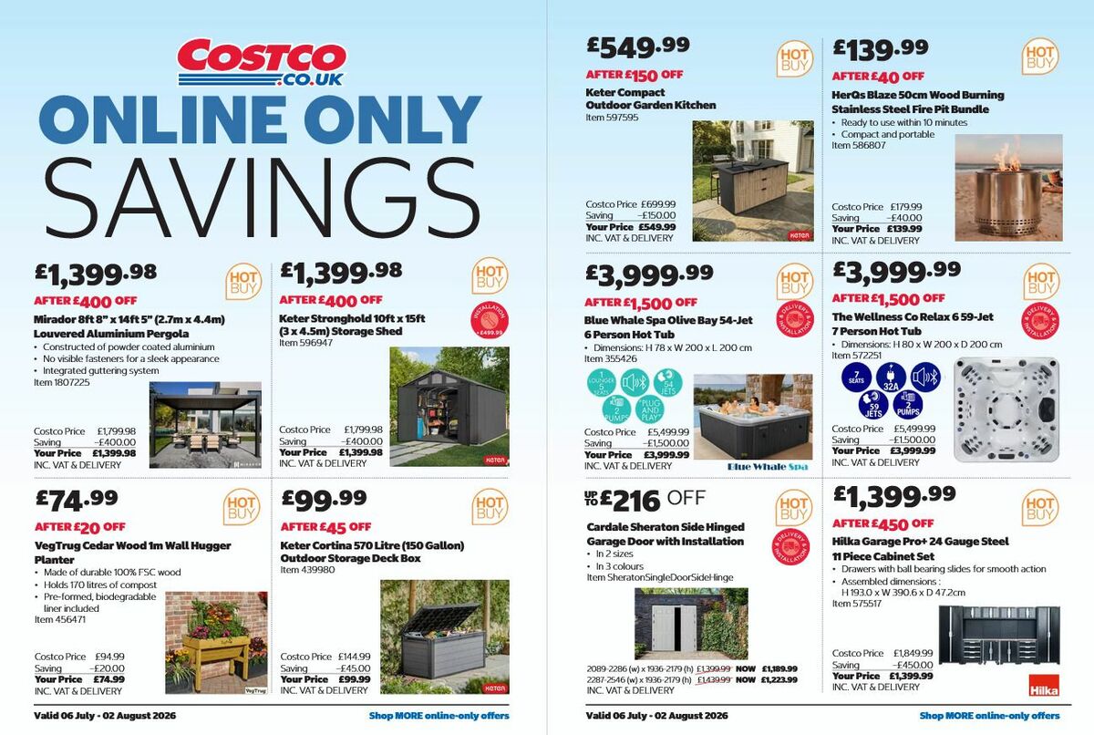 Costco Offers from 6 July