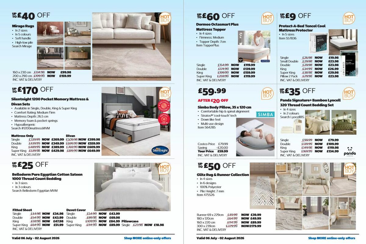Costco Offers from 6 July