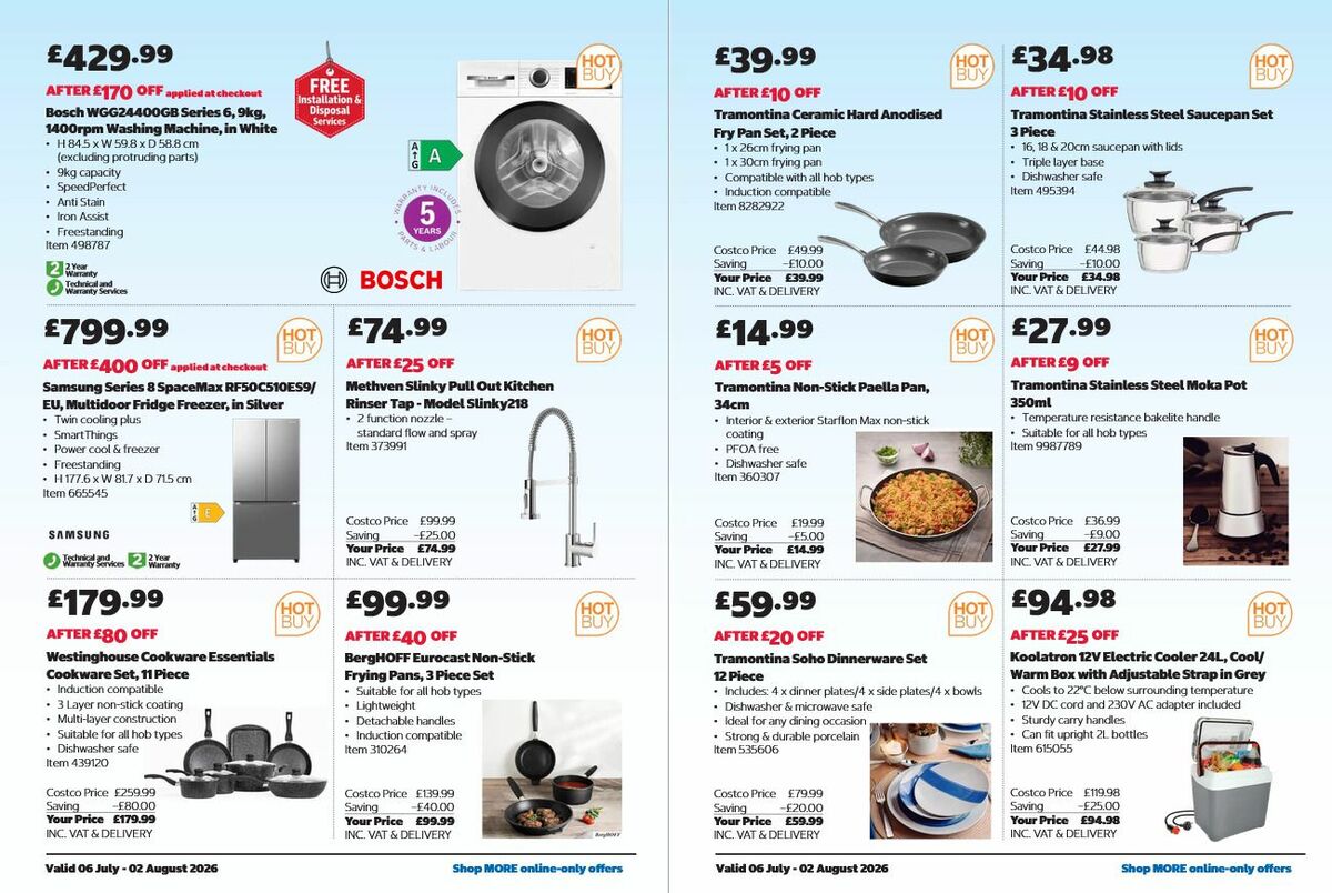 Costco Offers from 6 July