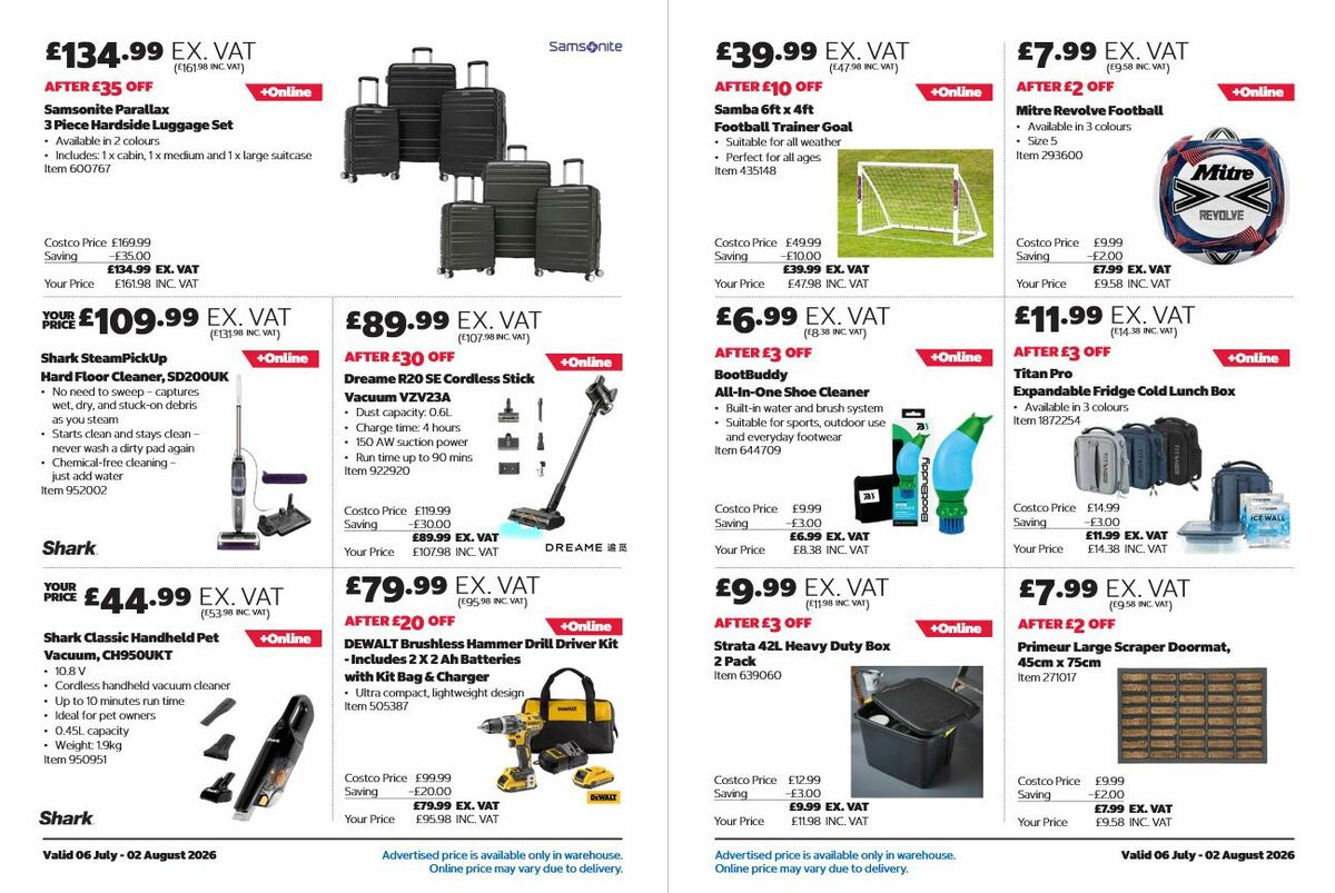 Costco Offers from 6 July