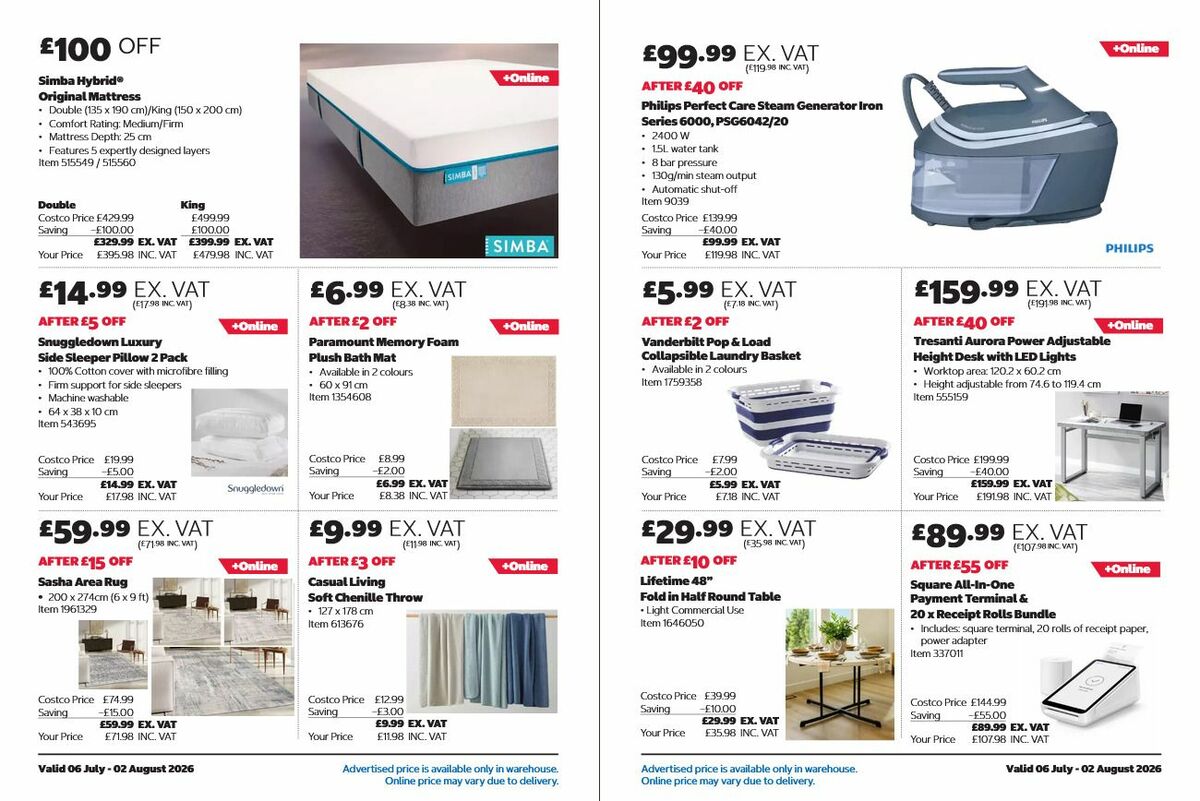 Costco Offers from 6 July