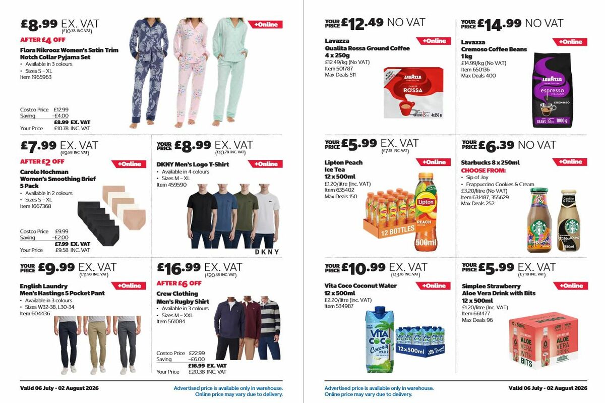 Costco Offers from 6 July