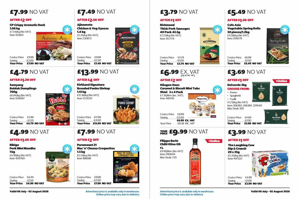 Costco Offers from 6 July