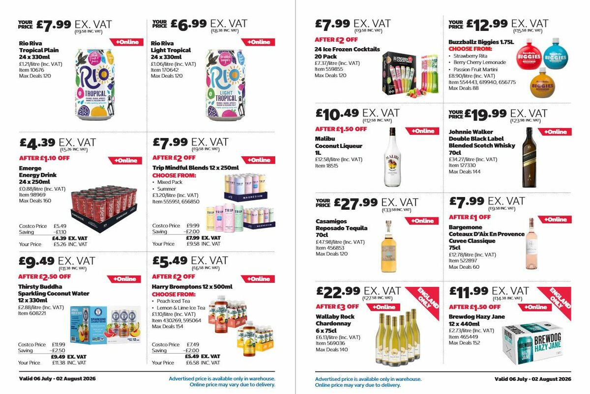 Costco Offers from 6 July