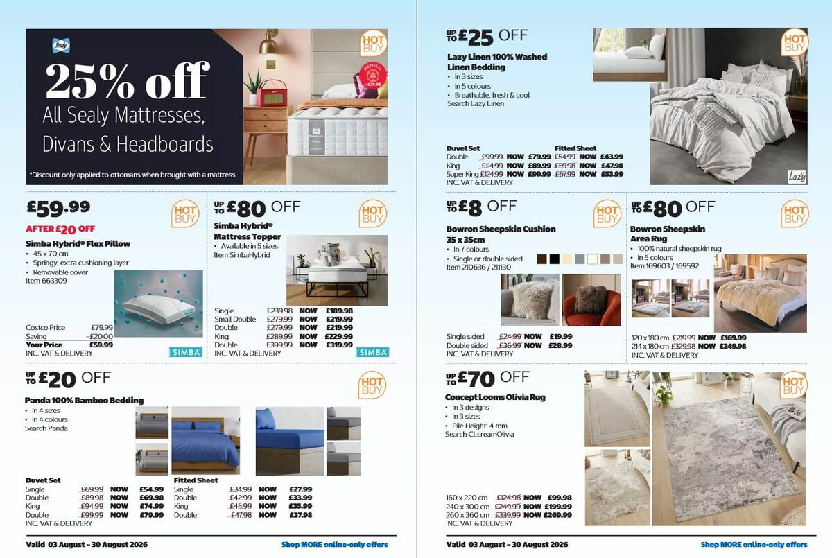 Costco Offers from 3 August
