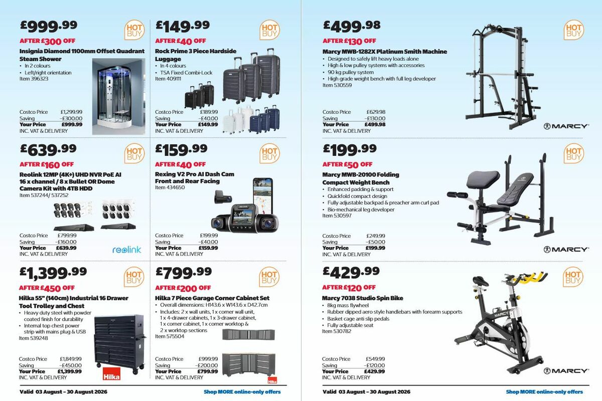 Costco Offers from 3 August