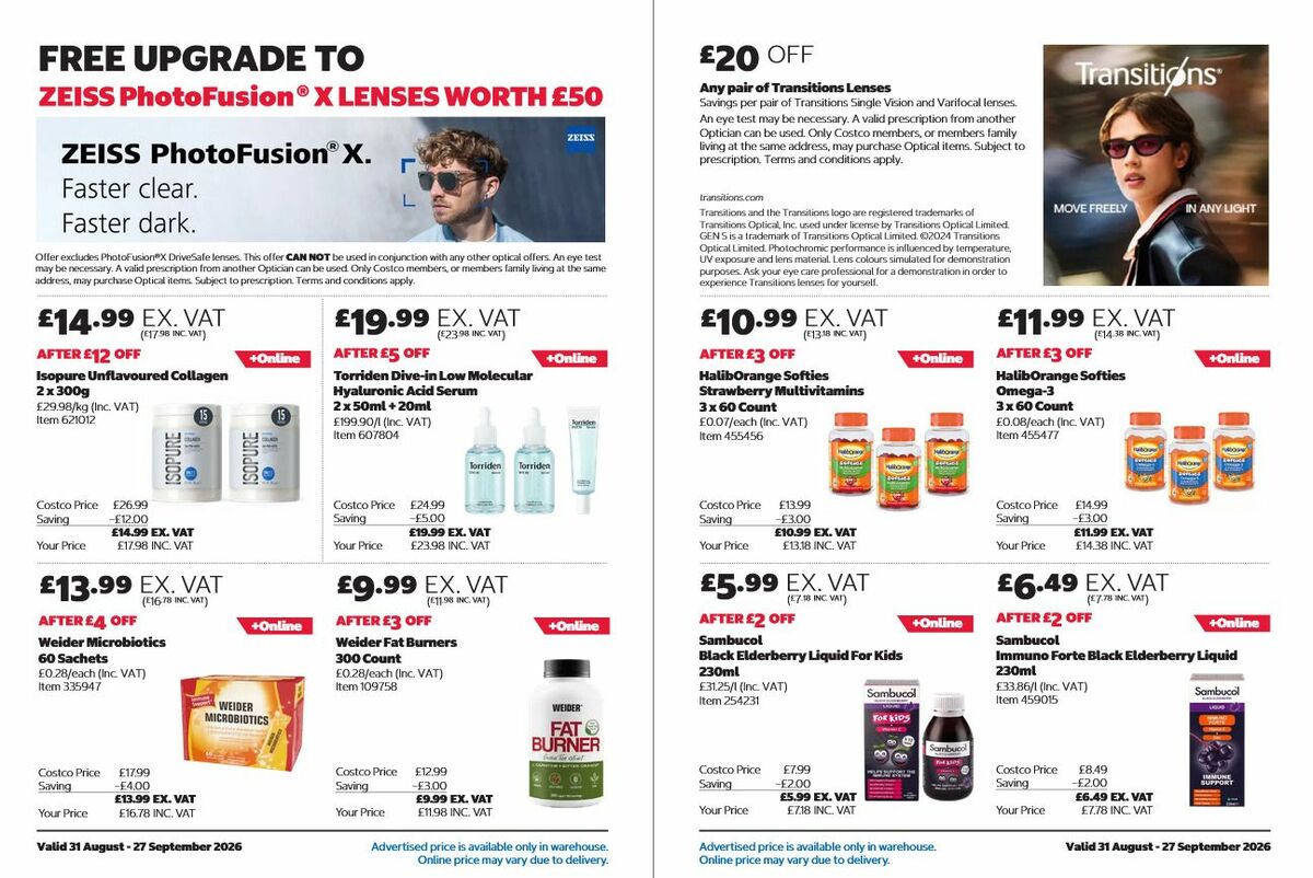 Costco Offers from 31 August