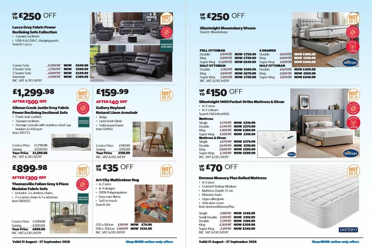 Costco Offers from 31 August