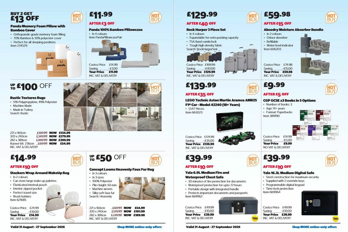 Costco Offers from 31 August