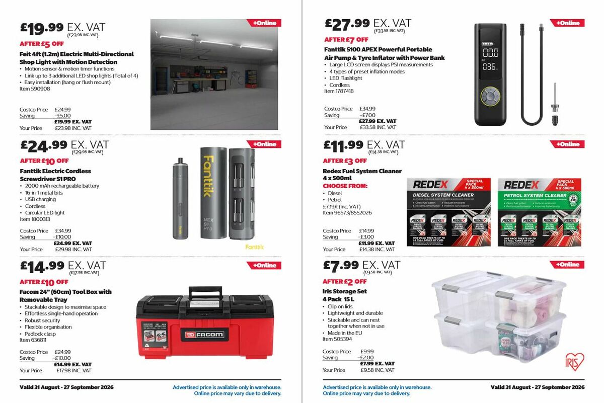 Costco Offers from 31 August
