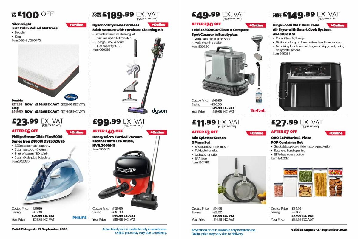 Costco Offers from 31 August