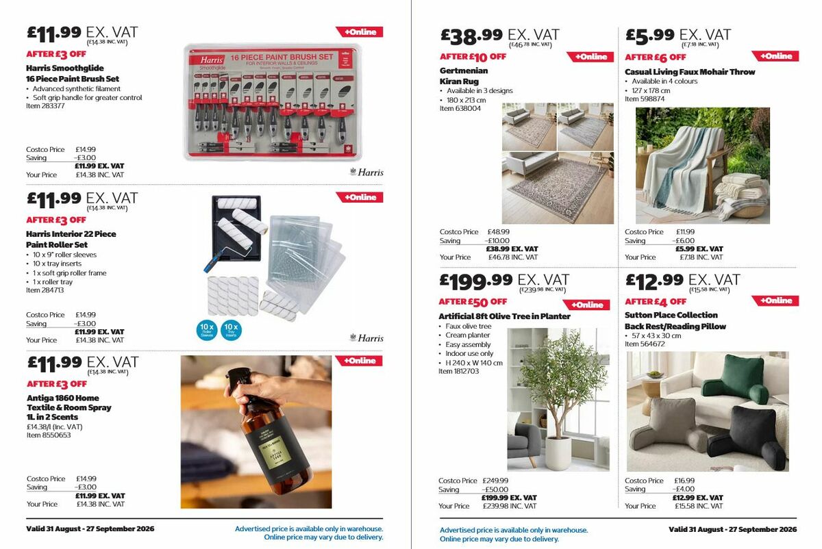 Costco Offers from 31 August