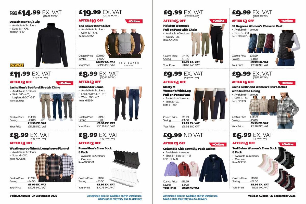 Costco Offers from 31 August