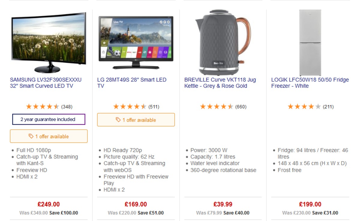 Currys Offers from 15 March