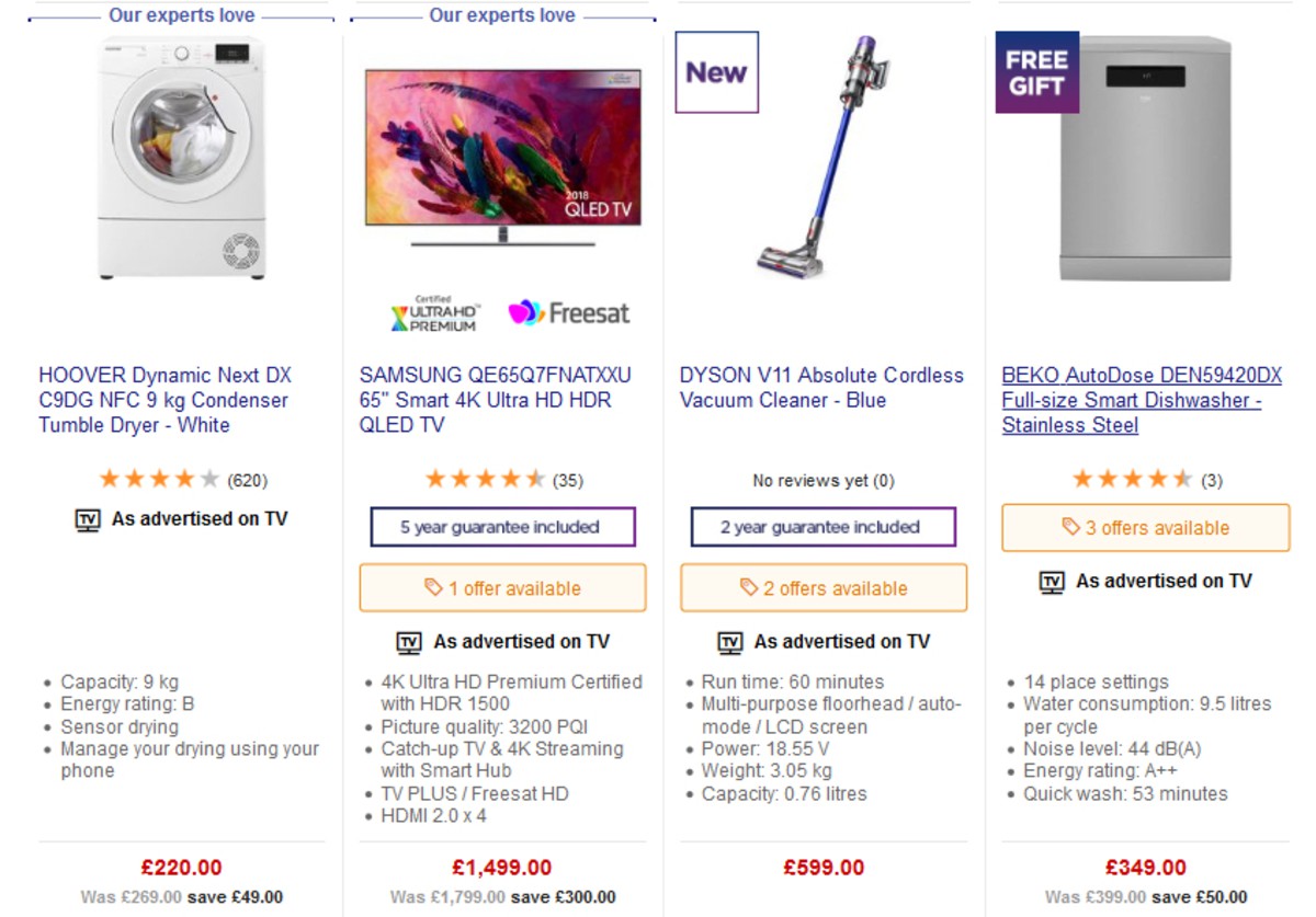Currys Offers from 29 March